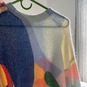( ͡° ͜ʖ ͡°) Sezane multi-colored sweater (size M)